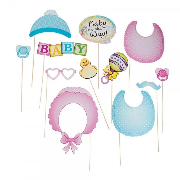 Baby Shower Photo Stick Props