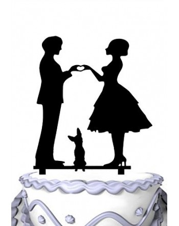 Meijiafei Shepherd Silhouette Wedding Topper