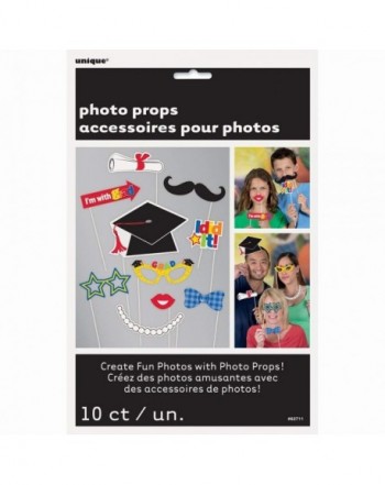 Graduation Decorations Assorted Mustache Attached