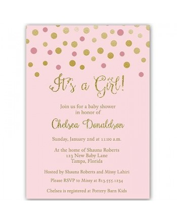 Confetti Invitation Sparkle Printed Envelopes