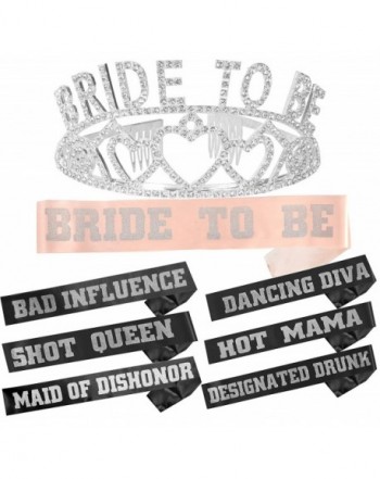 Bachelorette Phrases Imprinted Rhinestone Bridesmaid