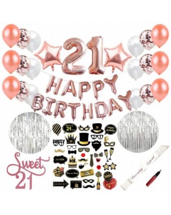 Birthday Decorations Supplies Backdrop Balloons