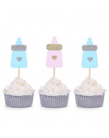 Giuffi Bottle Cupcake Toppers Shower