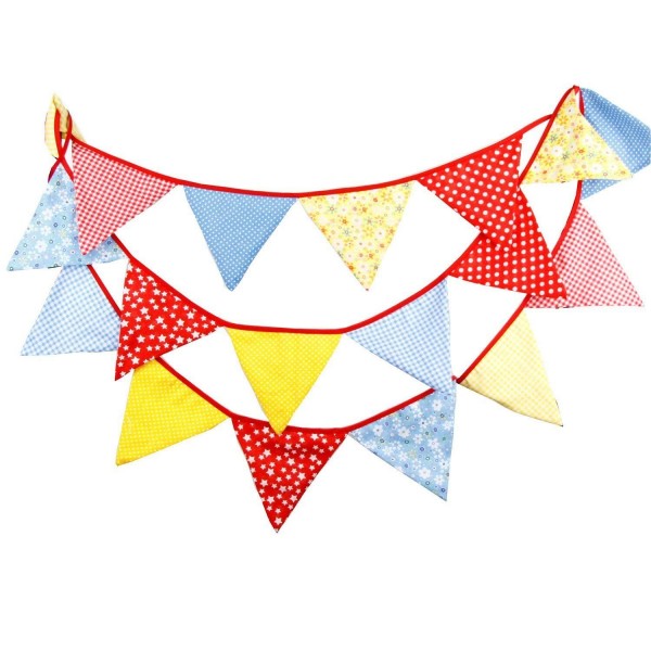 Gingham Colorful Birthday Decorative Ornament