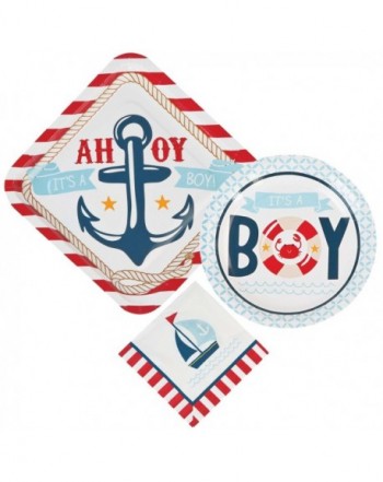 Nautical Baby Shower Supply Bundle