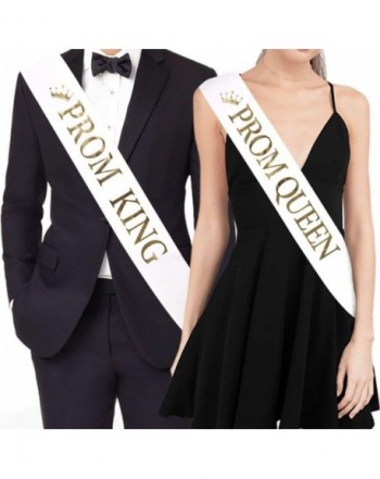 TTCOROCK Prom King Queen Sashes