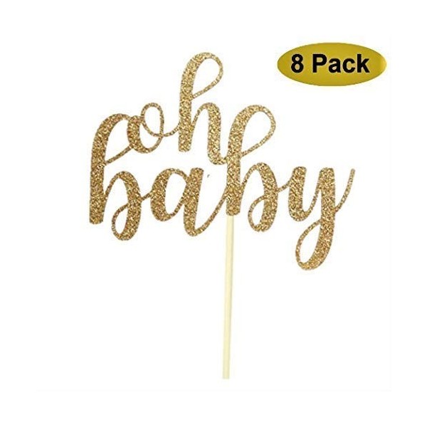 Pack Topper Shower Decorations Glitter