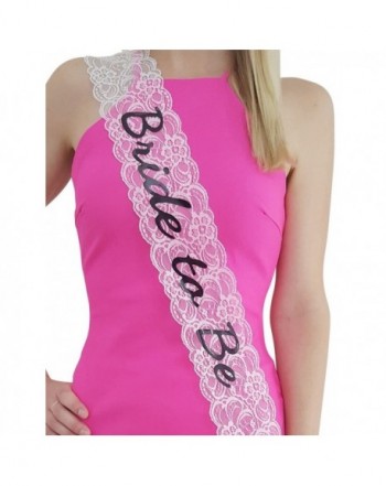 Bachelorette Sash Bride Stylish White