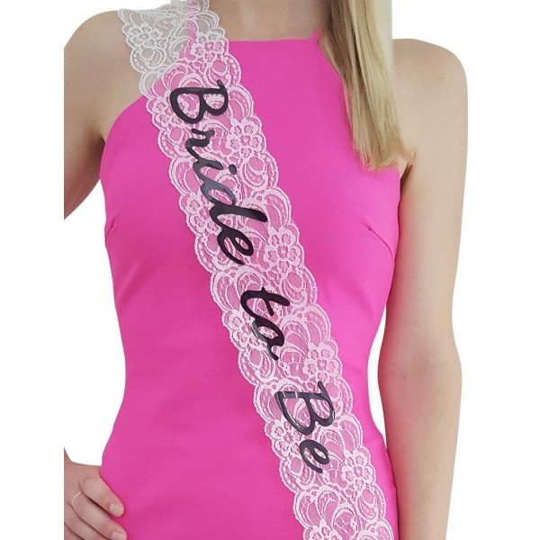 Bachelorette Sash Bride Stylish White