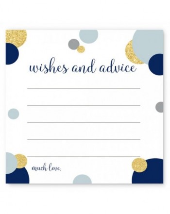 Abstract Advice Wish Cards Shower