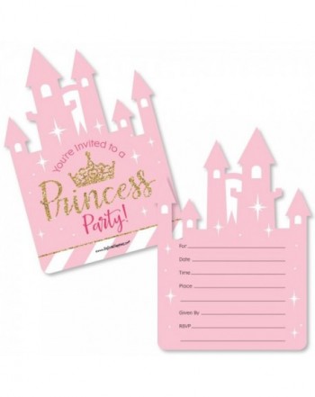 Little Princess Crown Fill Invitations