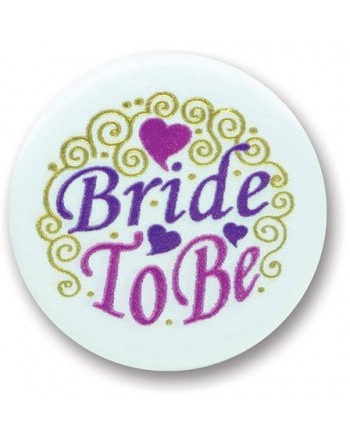 Beistle Bride Be Satin Button