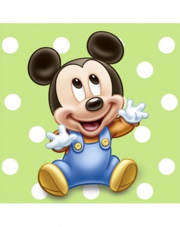 Mickey Mouse Birthday Beverage Napkins