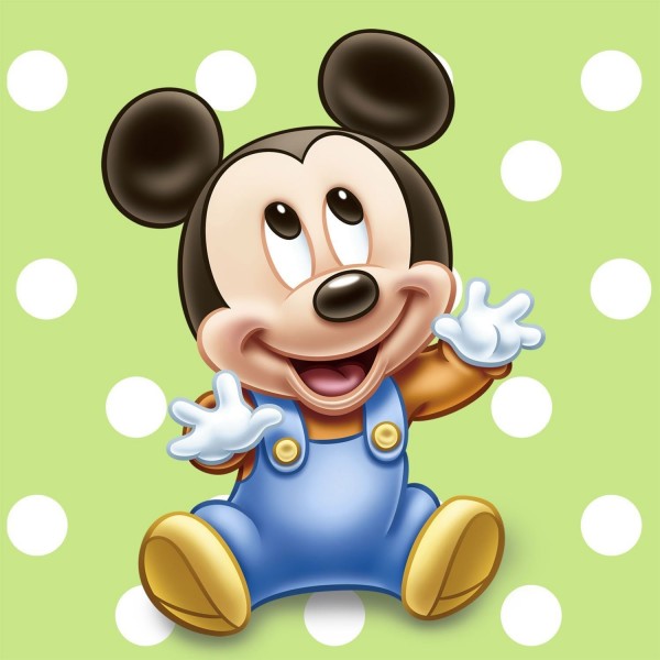 Mickey Mouse Birthday Beverage Napkins