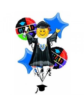 PMU Bright Grad Balloon Bouquet