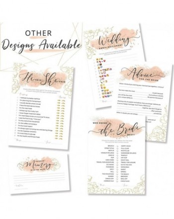 Bridal Shower Sheets Marriage Favorite