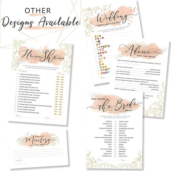 Bridal Shower Sheets Marriage Favorite