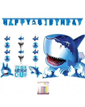 Shark Splash Party Decoration Supplies