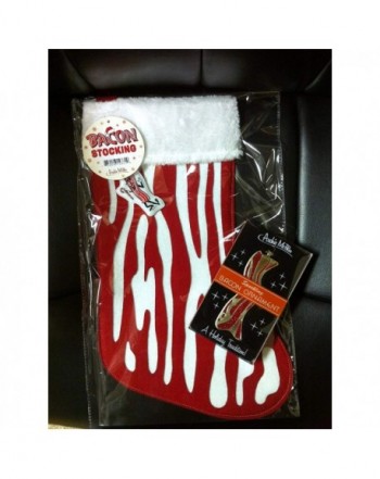 BACON CHRISTMAS Sampler Stocking Ornament