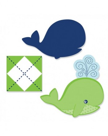 Tale Whale Shaped Birthday Cut Outs