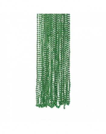 Green Metallic Bead Necklaces Patricks