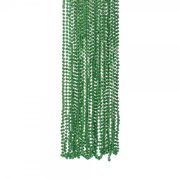 Green Metallic Bead Necklaces Patricks