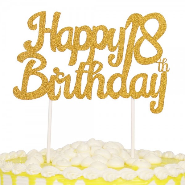 PALASASA Glitter Birthday Decorations Supplies PALASASA Glitter Birthday Decorations Supplies