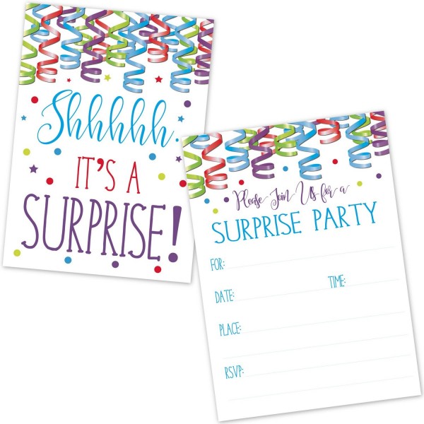 Surprise Birthday Party Invitations Adults Surprise Birthday Party Invitations Adults