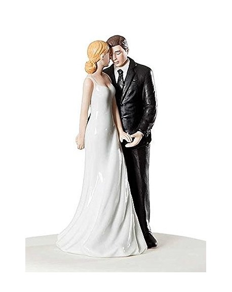 Personalized Wedding Bliss Cake Topper Figurine Bride Hair Blond 