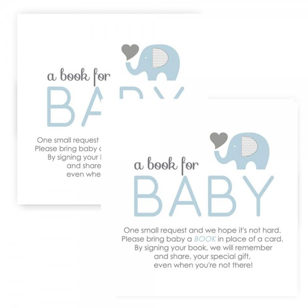 Elephant Bring Book Insert Cards