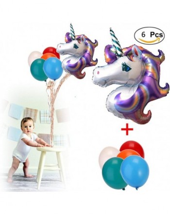 Unicorn Supplies Balloons Suitable Birthday