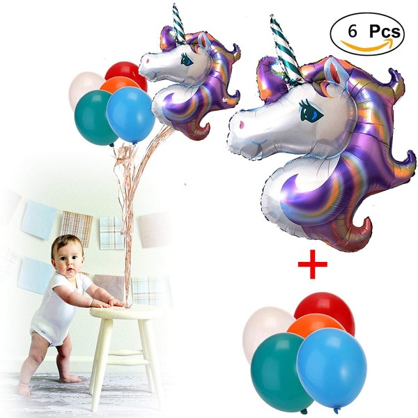 Unicorn Supplies Balloons Suitable Birthday