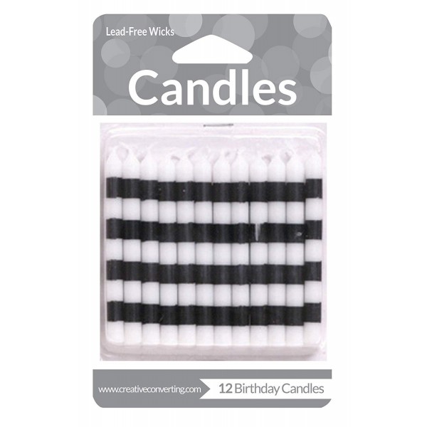 Creative Converting Striped Birthday Candles