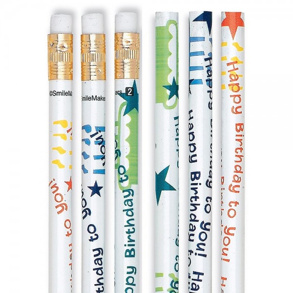 SmileMakers Happy Birthday You Pencils