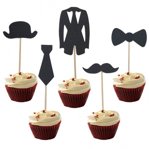 KWJOY Graduation graduation decorations tie necktie hat moustache suit KWJOY Graduation graduation decorations tie necktie hat moustache suit