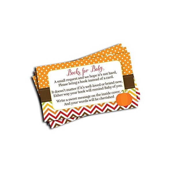 Pumpkin Shower Insert Request 50 Cards Pumpkin Shower Insert Request 50 Cards