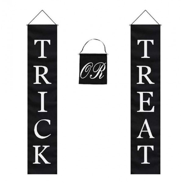 Trick Treat Halloween Banner Office