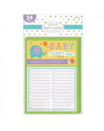 Baby Shower Alphabet Game Guests