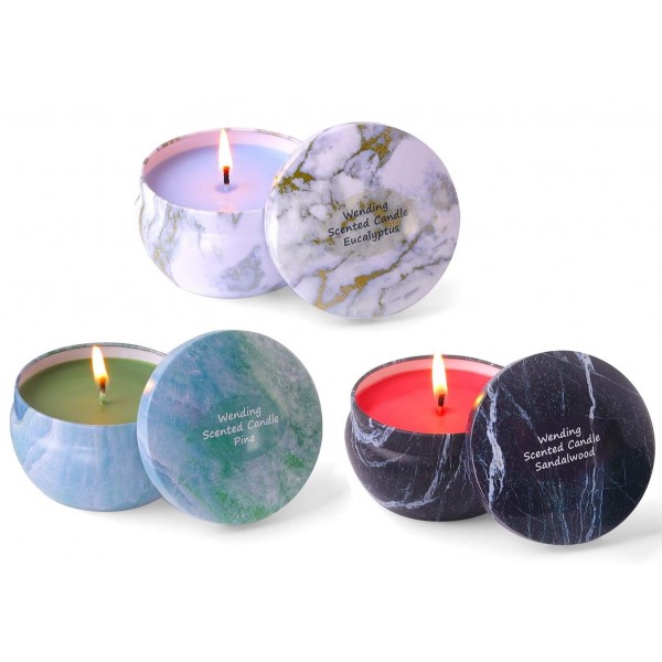 Candles Sandalwood Eucalyptus Atmospheres Aromatherapy