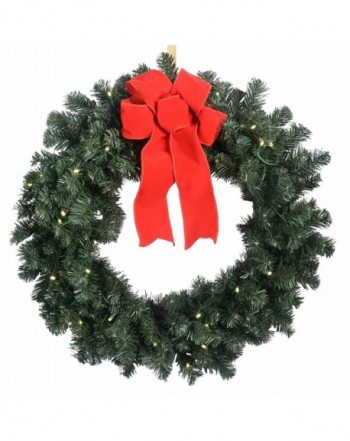 Inch Balsam Christmas Wreath Lights