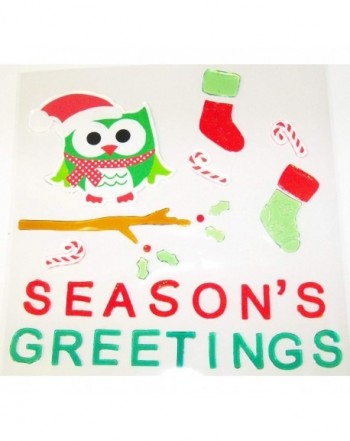 Christmas Reusable Greetings Stockings Candycanes