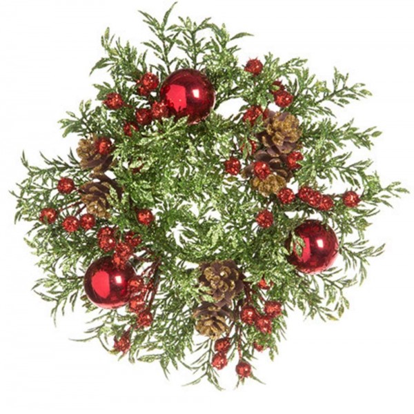 Darice Christmas Greenery Berries Pinecones