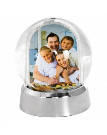 Mini Photo Snow Globe Silver x