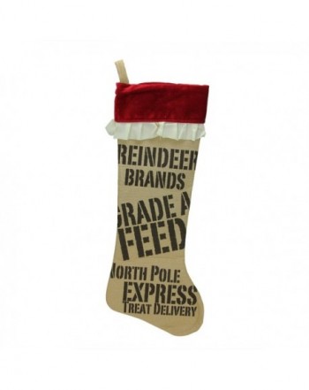 STERLING Oversized Reindeer Christmas Stocking