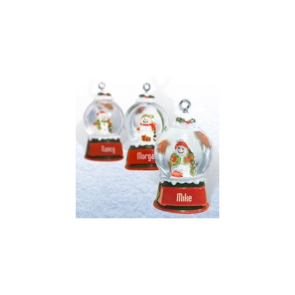 Ganz Snowglobes Personalized Christmas Ornament