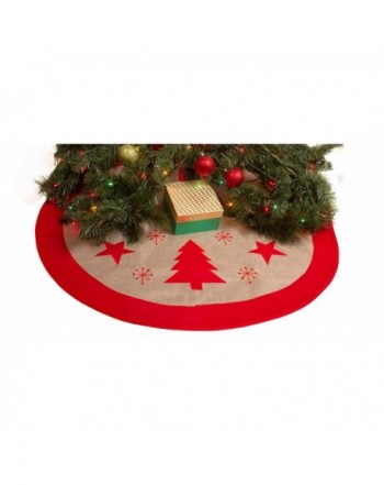 36 Burlap Christmas Tree Skirt