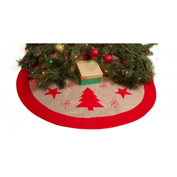 36 Burlap Christmas Tree Skirt