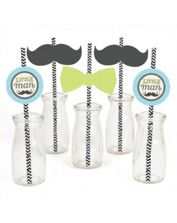Dashing Little Mustache Paper Straw