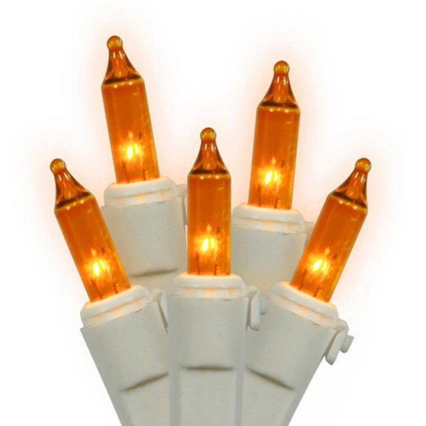 Heavy Duty Amber Mini Christmas Lights