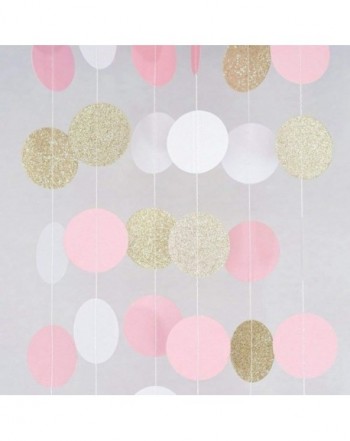 Garland MerryNine Hanging Birthday Dots Pink